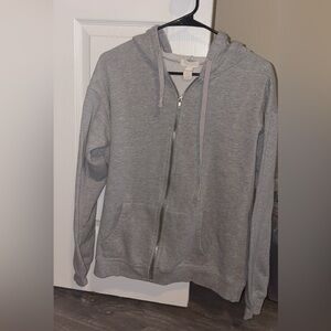 Full Tilt Heather Gray Zip-Up Jacket